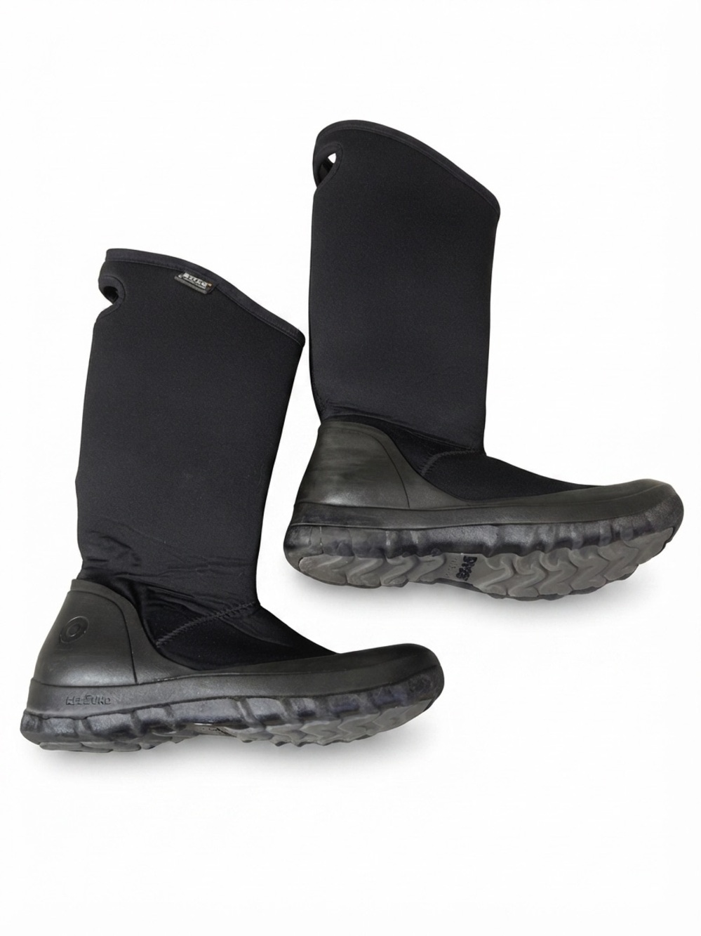 Bogs Women's Kettering Black Rebound Waterproof Insulated Rain Boots Size 7